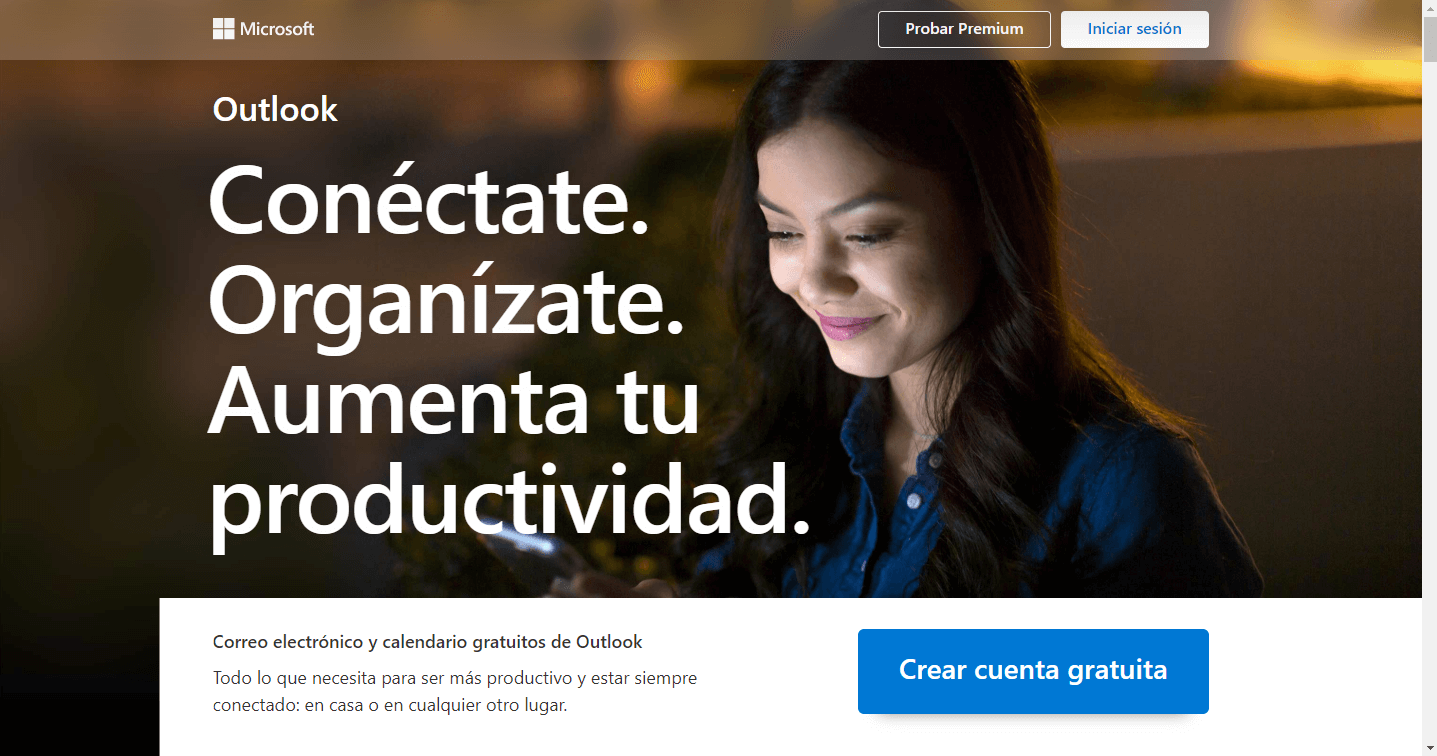 empezar a crear cuenta hotmail