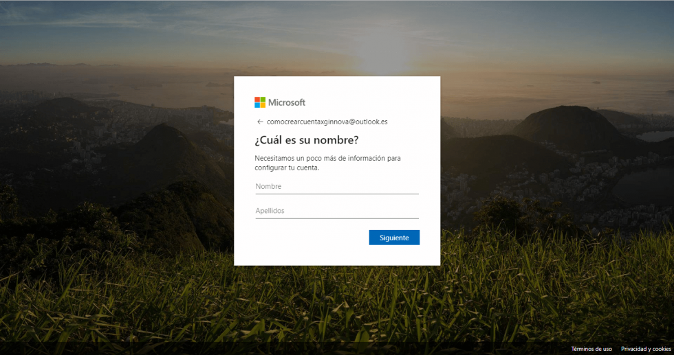Tutorial paso a paso de cómo crear una cuenta de hotmail o outlook