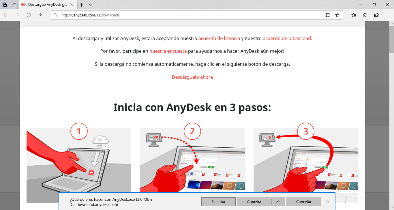 Ejecutar AnyDesk