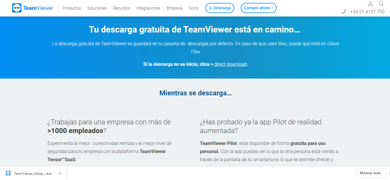 Ejecutar TeamViewer