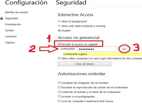 Pasos para cambiar contraseña a fija en AnyDesk