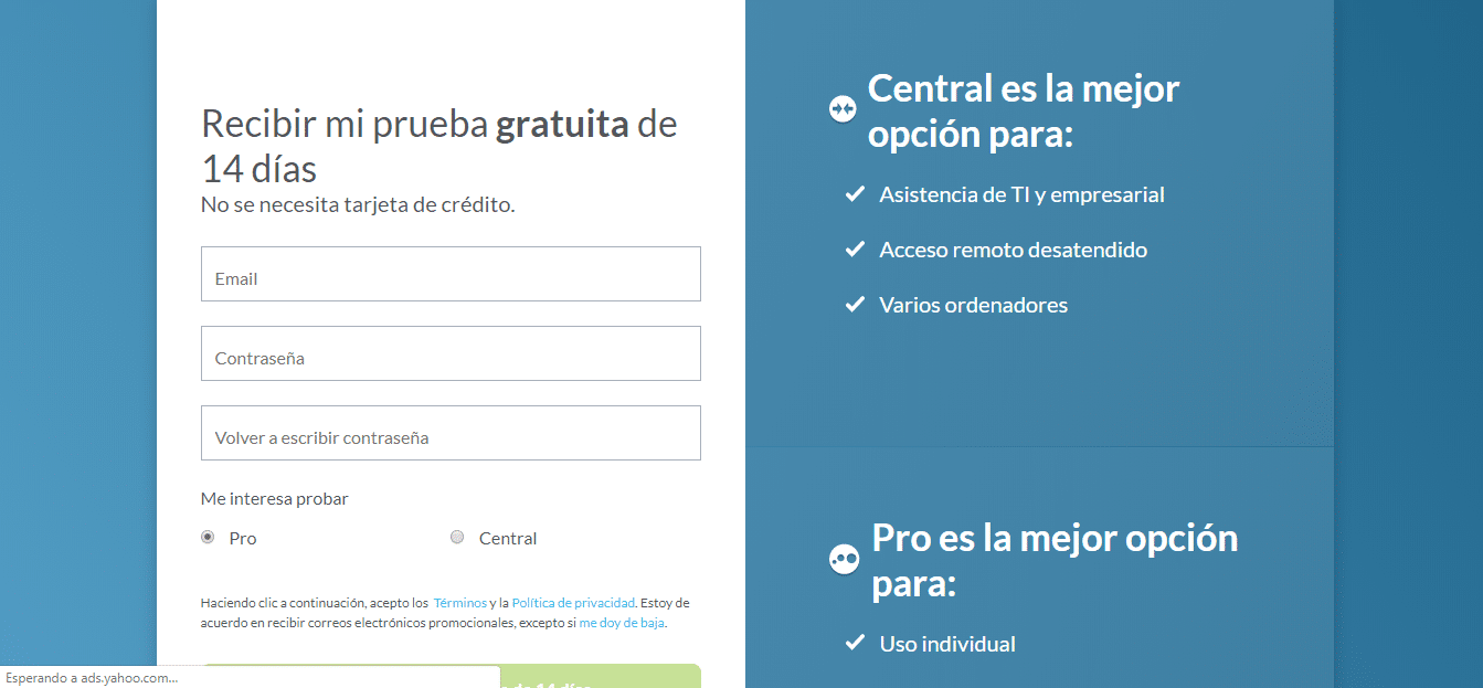 Prueba gratis LogMeIn