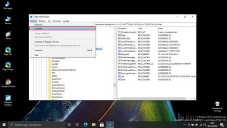 Segundo paso para solucionar el problema de Windows con perfil temporal