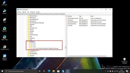 Tercer paso para solucionar el problema de Windows con perfil temporal