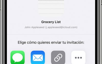 Notificaciones en los cambios en la app Notas